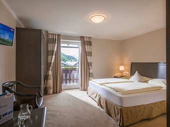 Sporthotel Austria - Wohnbeispiel Doppelzimmer Balkon (Zimmercodierung DB9)