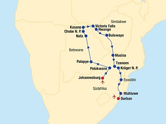 Große Afrika Rundreise