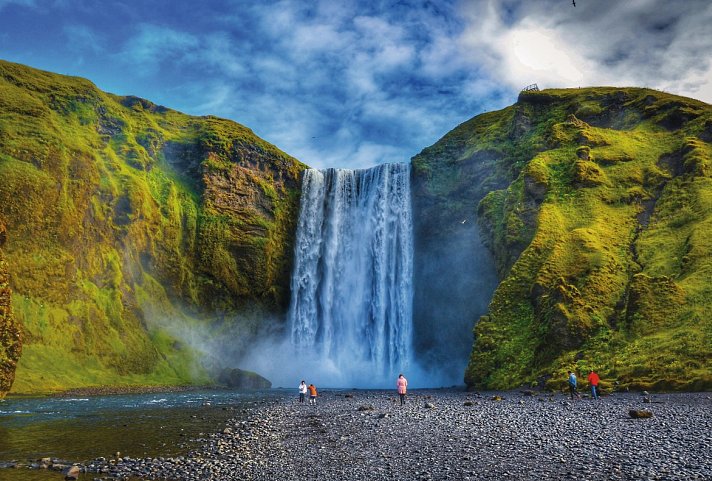 Island Höhepunkte - Skogafoss