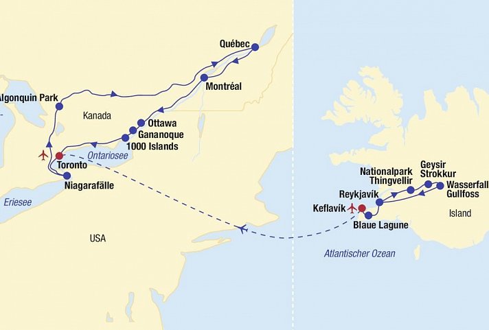 Island & Kanada Kombi