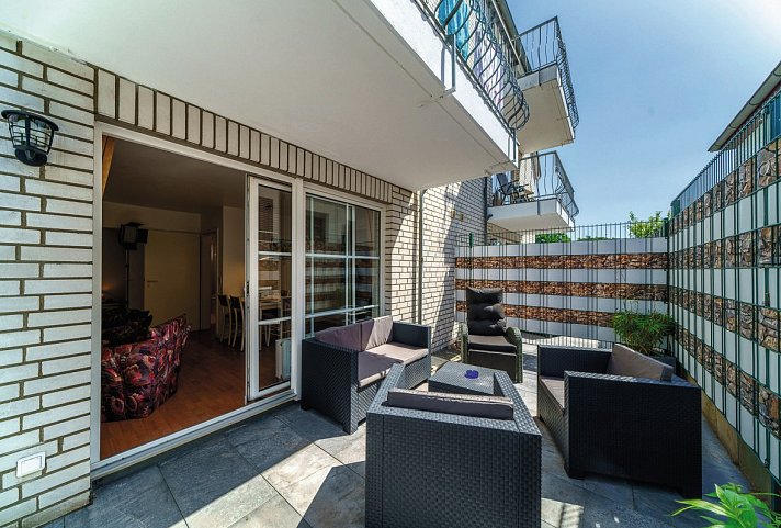 Appartementhäuser Pinamar-Miramar - Terrasse Appartementhaus Miramar