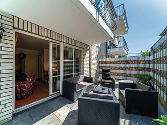 Appartementhäuser Pinamar-Miramar - Terrasse Appartementhaus Miramar
