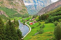 Kreuzfahrt Norwegen inkl. Bahn - Flåm, Aurlandfjord