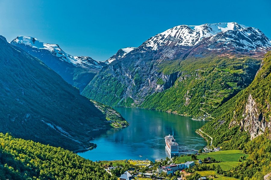 Kreuzfahrt Norwegen inkl. Bahn - Geirangerfjord