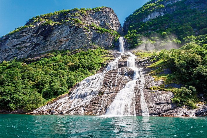 Kreuzfahrt Norwegen inkl. Bahn - Geirangerfjord