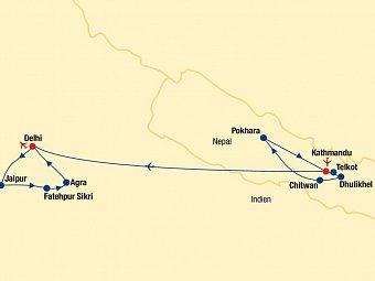 Nepal & Indien Rundreise