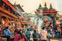 Nepal Rundreise - Bhairava Tempel