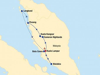 Malaysia Rundreisen & Baden