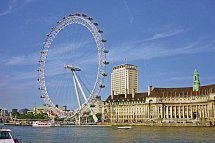 Südengland & Wales Rundreise - Riesenrad an der Themse
