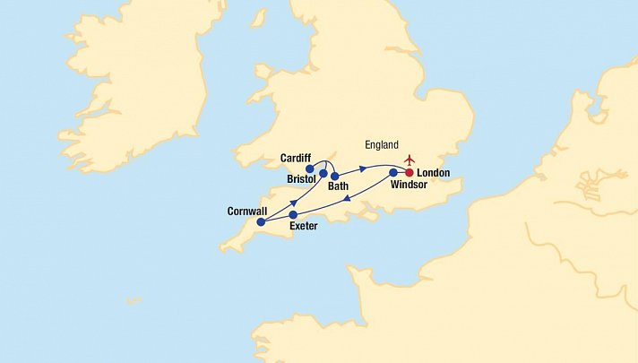 Südengland & Wales Rundreise 