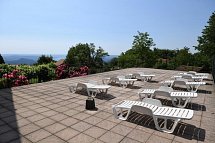Italien Rundreise Lago Maggiore - Gardasee - Hotel La Capannina - Terrasse