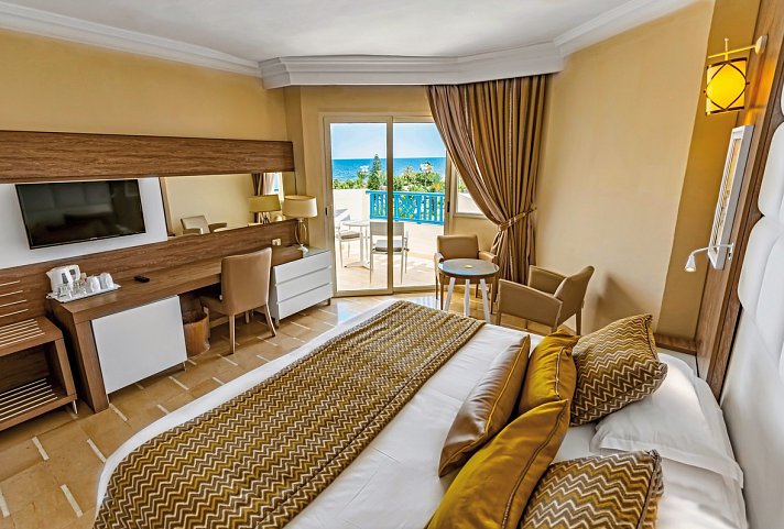 Sentido Bellevue Park - Wohnbeispiel Doppelzimmer Meerblick (Zimmercodierungen DBM & DCM)