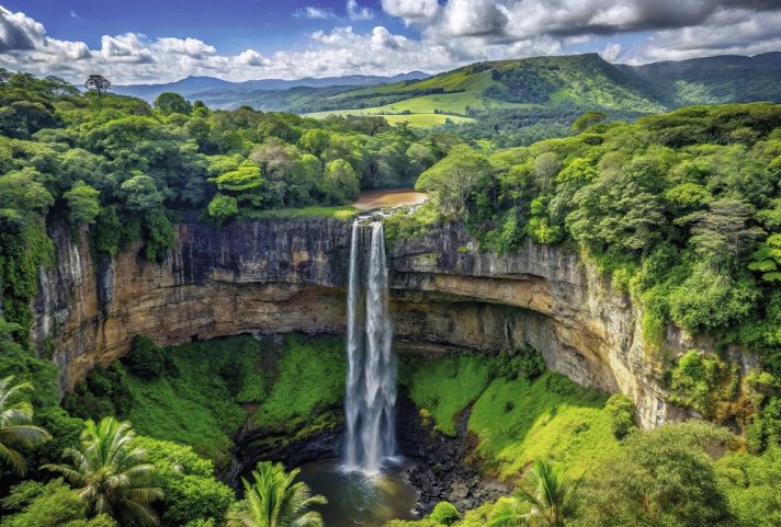 Ocean V - Chamarel-Wasserfall
