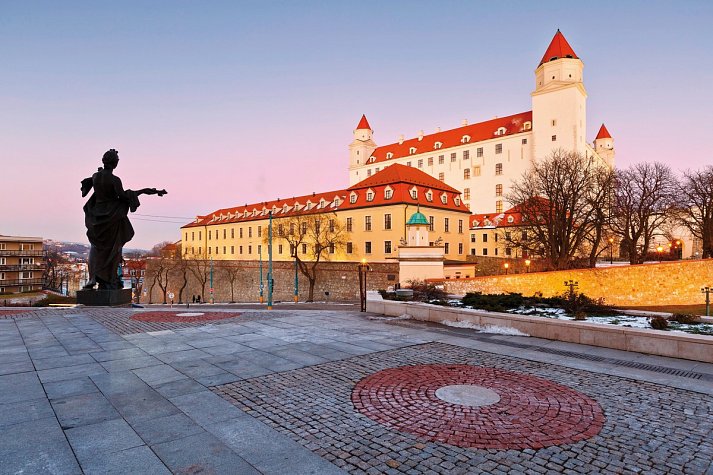 Flusskreuzfahrt Donau (Weihnachten) - Burg Bratislava