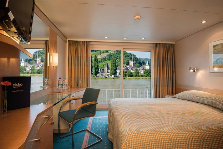 Flusskreuzfahrt Donau (Weihnachten) - MAXIMA, Kabinenbeispiel Mittel- und Oberdeckkabine