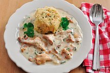 Donna Hotel Klosterhof - Semmelknödel mit Chanterelle-Pilz-Sauce