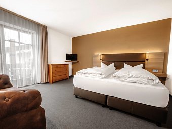 Donna Landhotel Rosenberger - Wohnbeispiel Appartement Balkon oder Terrasse (Zimmercodierungen AB2 & SF2)