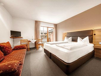 Donna Landhotel Rosenberger - Wohnbeispiel Doppelzimmer Balkon oder Terrasse (Zimmercodierung DB2)