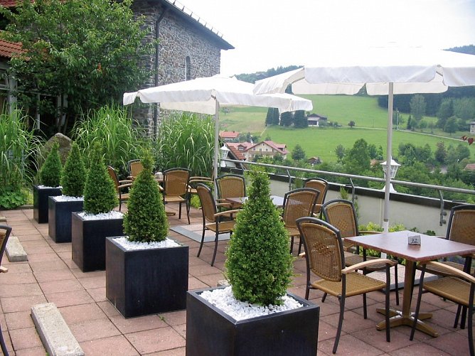 Donna Burghotel am Hohen Bogen - Terrasse