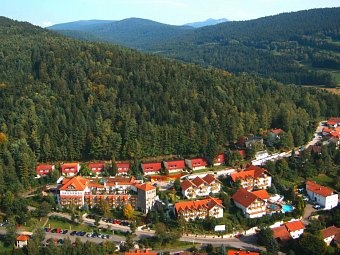 Donna Burghotel am Hohen Bogen - Luftansicht Hotelanlage