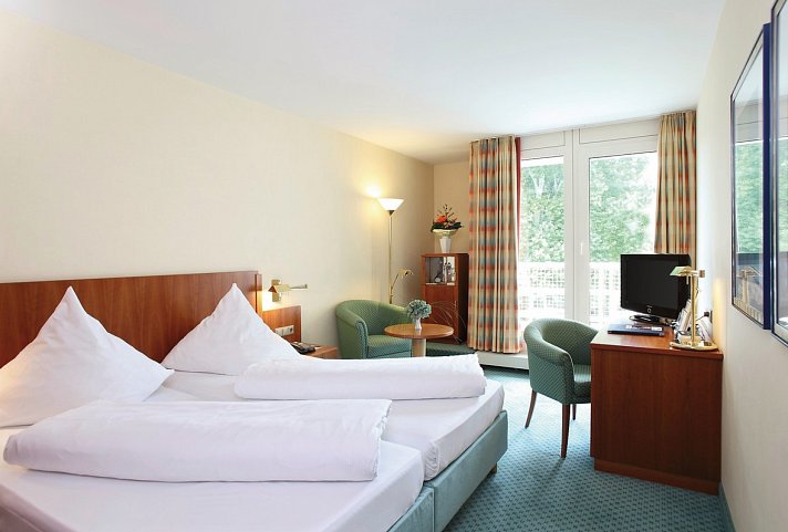 Best Western Premier Parkhotel Bad Mergentheim - Wohnbeispiel Doppelzimmer Standard (Zimmercodierungen DG1 & DB1)
