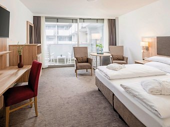 Hotel Frankenland - Wohnbeispiel Doppelzimmer Komfort (Zimmercodierung DF1)