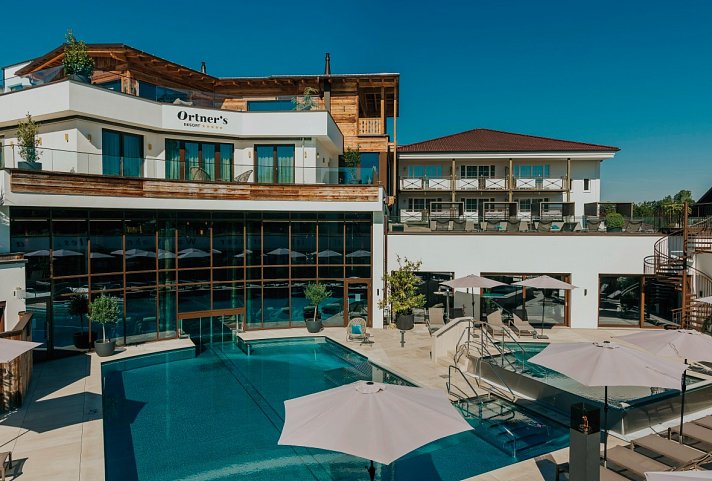 Ortner's Haus Anger - Wellnessbereich Außenbereich