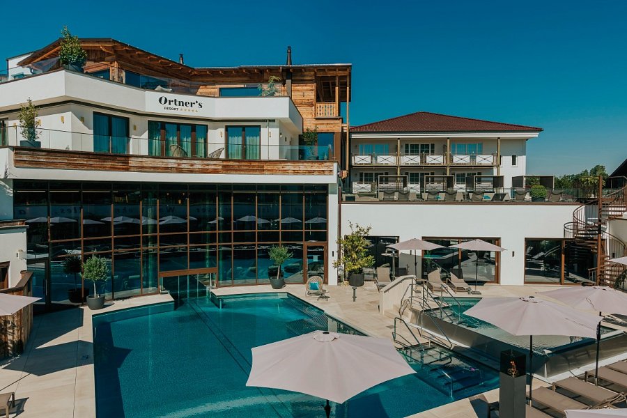 Ortner's Haus Anger - Wellnessbereich Außenbereich