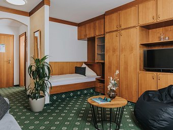 Ortner's Haus Anger - Wohnbeispiel Einzelzimmer (Zimmercodierung EB8)