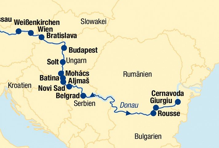 Flusskreuzfahrt Donaudelta