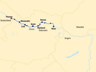 Flusskreuzfahrt Donau Boat & Bike (bis Wien)