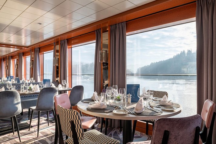 Flusskreuzfahrt Donau im Advent - Restaurant