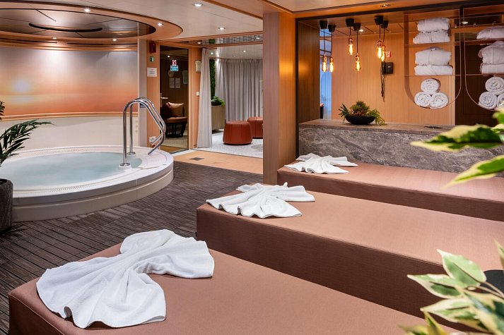 Flusskreuzfahrt Donau im Advent - Wellnessbereich