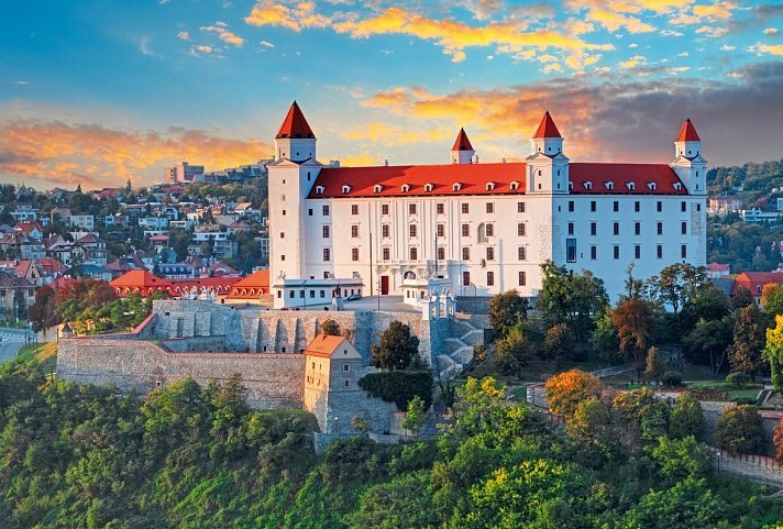 Flusskreuzfahrt Donau - Burg Bratislava