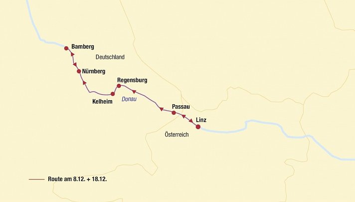 Flusskreuzfahrt Donau im Advent