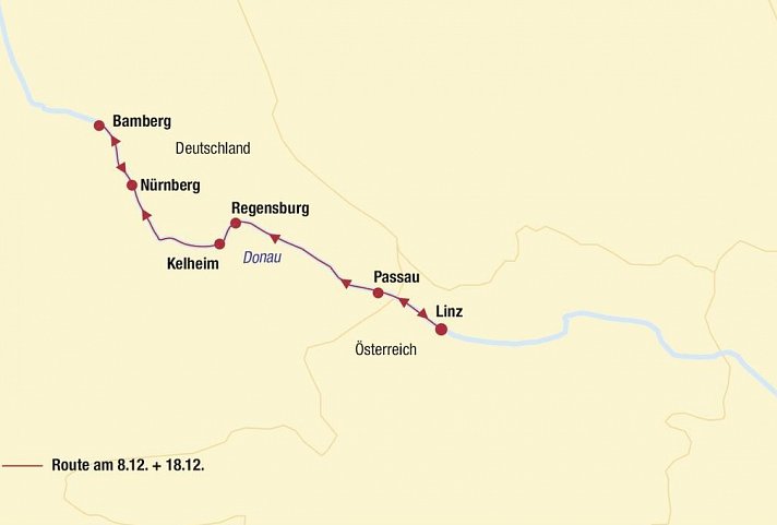 Flusskreuzfahrt Donau im Advent