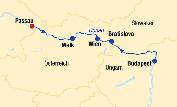 Flusskreuzfahrt Donau Festmomente