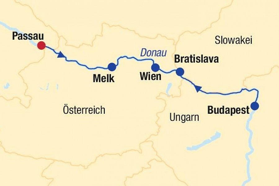 Flusskreuzfahrt Donau Festmomente