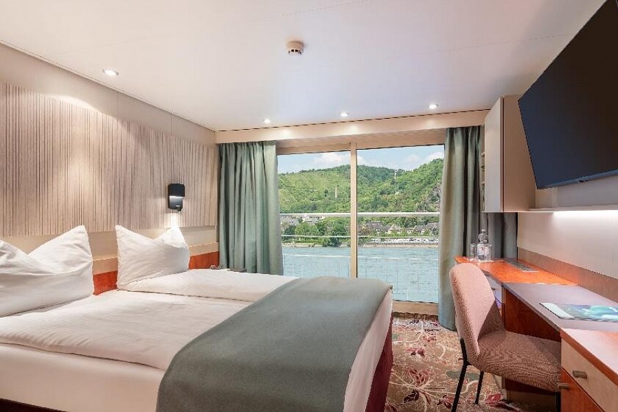 Flusskreuzfahrt Donau Festmomente - Beispiel Mittel-/Oberdeckkabine