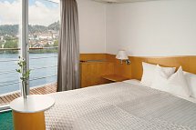 Flusskreuzfahrt Donau - Kabinenbeispiel Oberdeck (Zimmercodierung KO1)