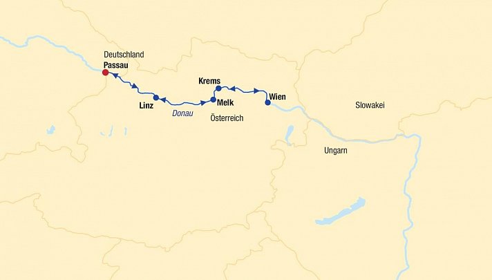 Flusskreuzfahrt Donau