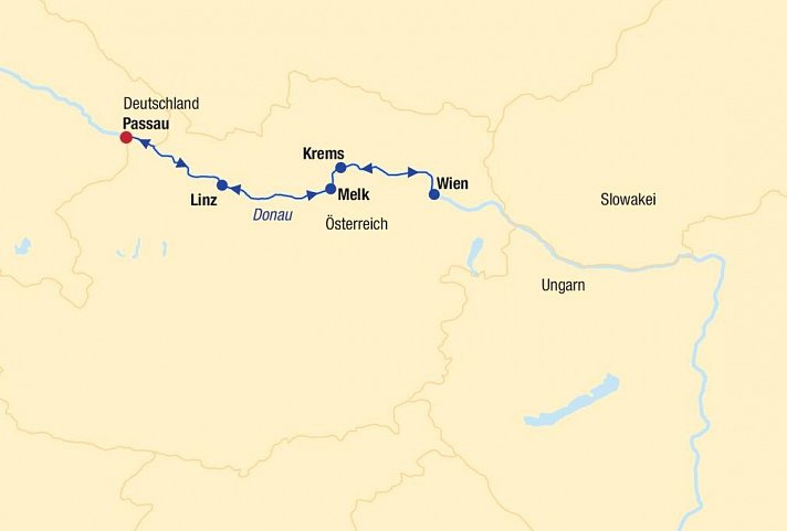 Flusskreuzfahrt Donau