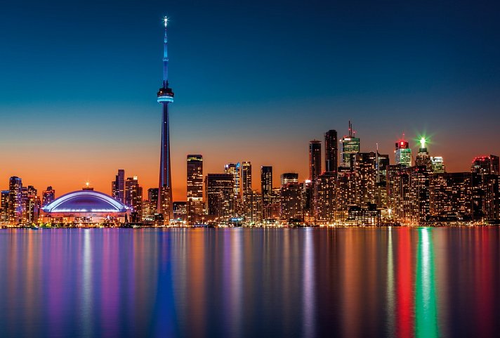 Kanada Rundreise & Badeaufenthalt Mexiko - Toronto Skyline