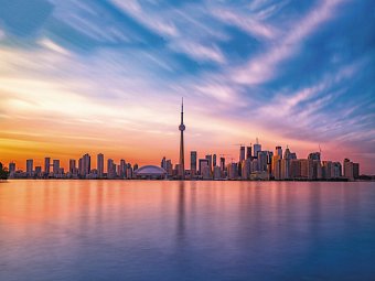 Kanada Rundreise & Badeaufenthalt Karibik - Toronto Downtown Skyline