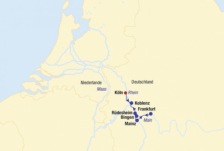 Flusskreuzfahrt Rhein im Advent