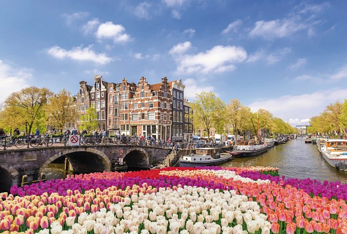 Flusskreuzfahrt Holland Tulpenblüte