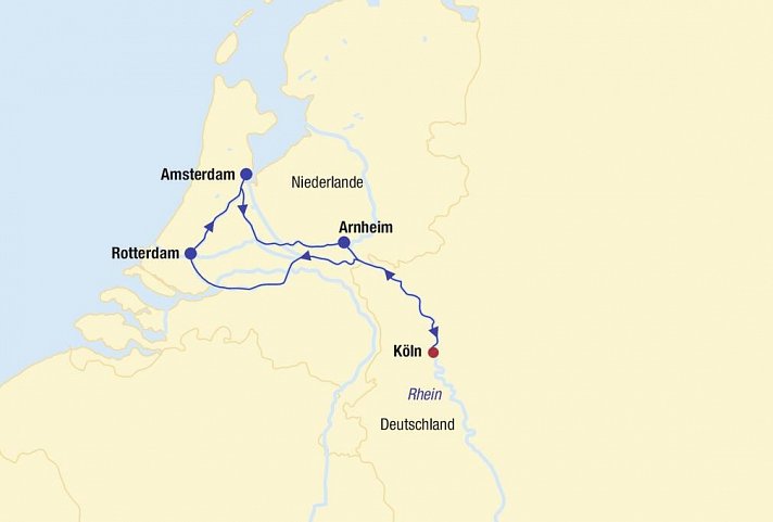 Flusskreuzfahrt Holland