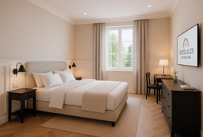 Hotel Alex an der Ahr - Wohnbeispiel Doppelzimmer (Zimmercodierung DB9)