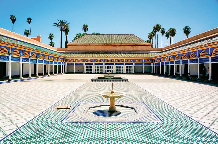 Marokko Rundreise & Baden - Bahia Palast, Marrakesch
