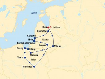 Baltikum & Polen Rundreise